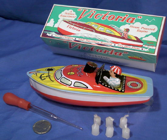 candle powered toy boat