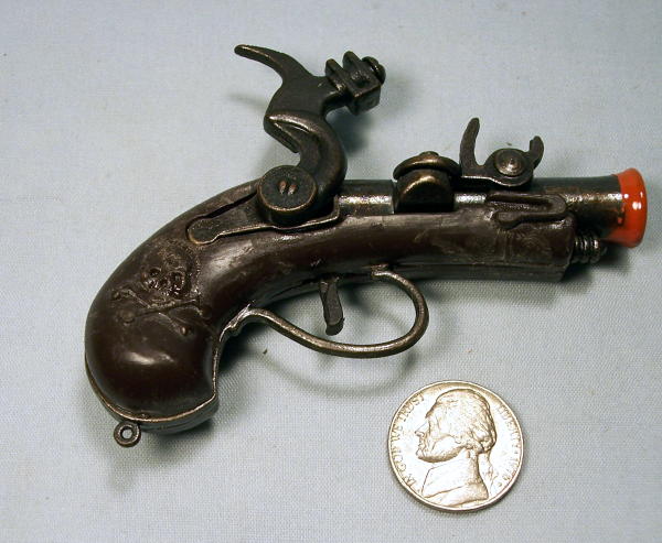 Flintlock Cap Gun Pirates Style Pistol ~ 1970’s Metal on Store ...